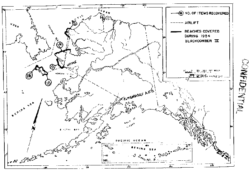 Beaches Covered During Operation Beachcomber II